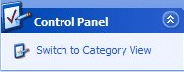Control Panel Category View