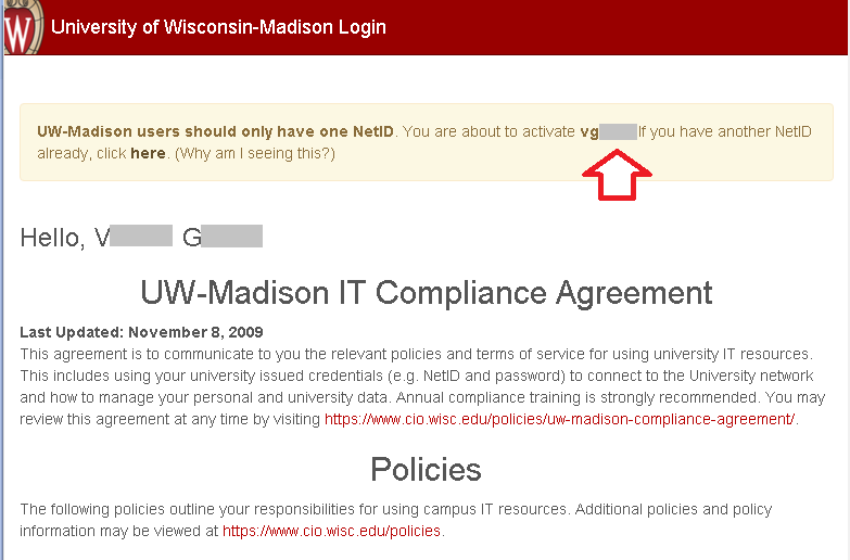 UW-Madison IT Compliance Agreement