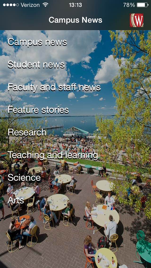 Several categories are displayed for news items in the news module