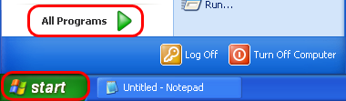XP Start Menu