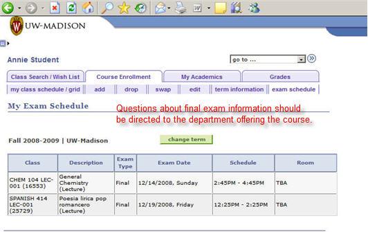 Questions about final exam information should be directed to the department offering the course Questions about final exam information should be directed to the department offering the course
