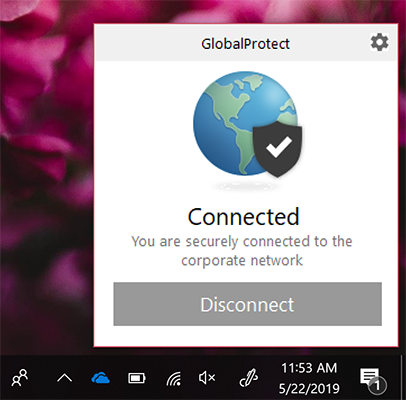 If prior steps were completed correctly, the vpn should be connected.