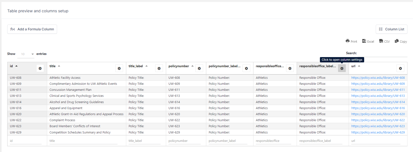 settings gear button