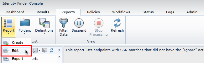 Assign who has permission to use your report