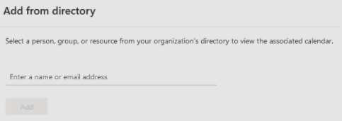Add From Directory - Office 365