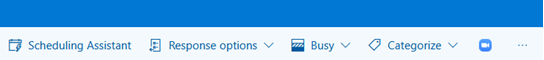 Busy Setting at Top of Screen