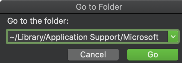 Go To Folder Path