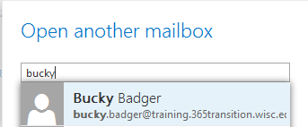 open mailbox search results