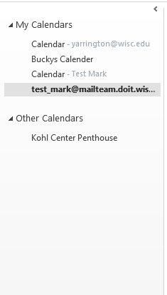 Select Calendar with duplicated events