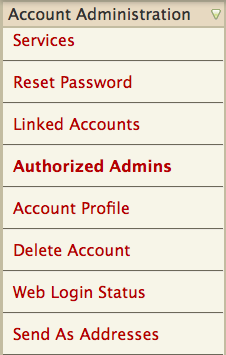 Select Linked Accounts