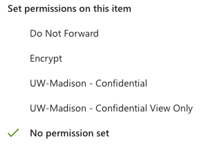 encrypt permissions options