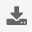 Screenshot showing the "Download" icon which looks like an arrow pointing down into a computer in the "Captions" tab of the "Edit" window.