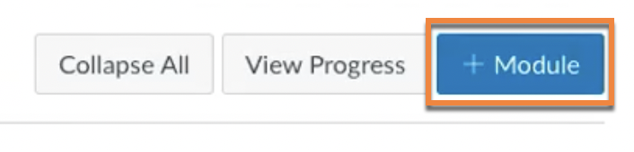 Canvas +Module button is shown