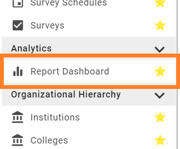 Select Report Dashboard