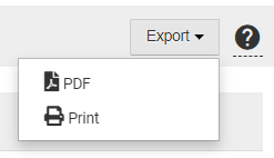 report export & print