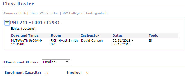 PRISM Course Information PRISM Course Information