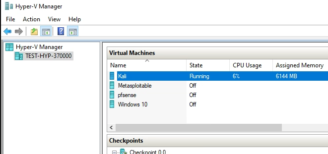 Running VM