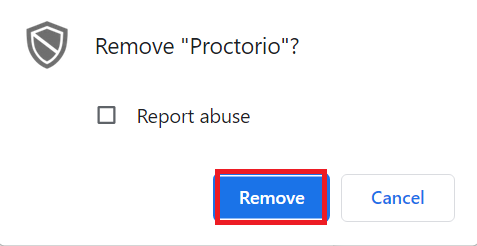Click Remove again to confirm