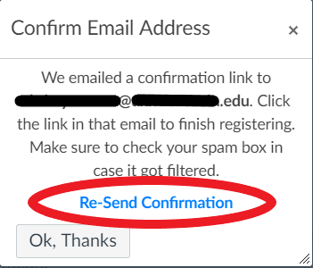 Confirm Email Confirm Email