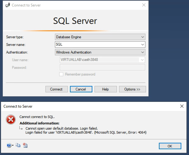 rådgive karton komponist Unable to Connect to SQL Server in SQL Server Management Studio