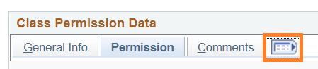 Class Permissions Table Icon to Combine Tabs