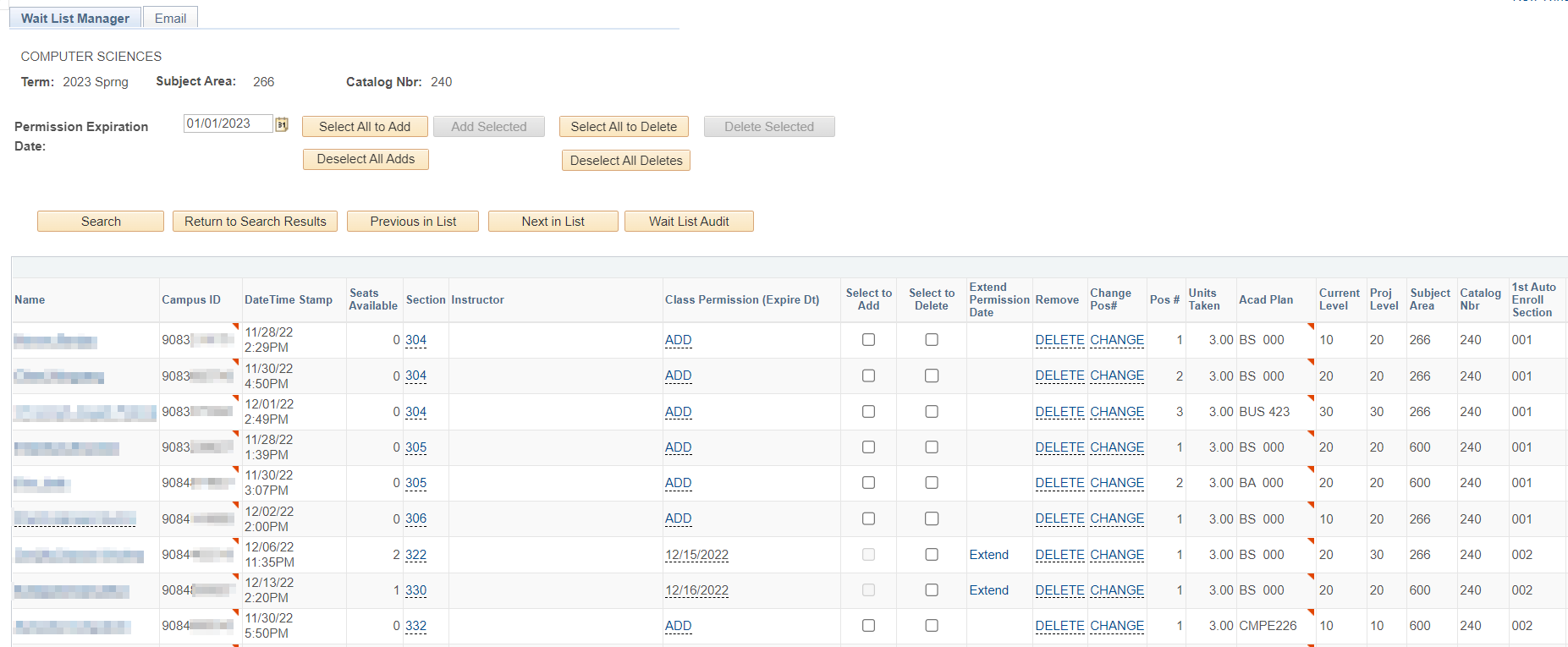 Wait List Manager Landing Page Example