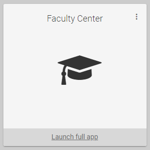 Faculty Center app logo