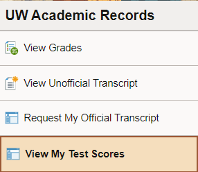 View my test scores