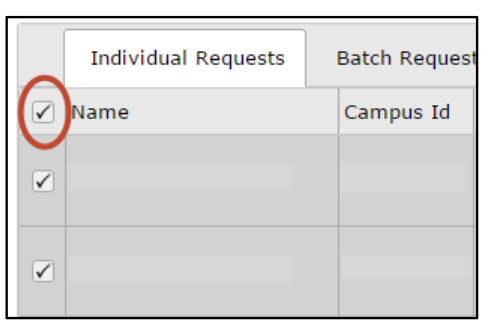 circle showing selection of Name field