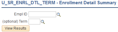Enter empl ID and term