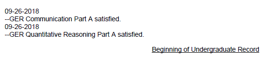 GER satisfied GER satisfied