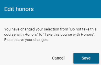 Confirm and save changes Confirm and save changes