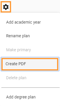 Create PDF from drop down