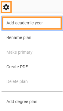 Add year from drop down