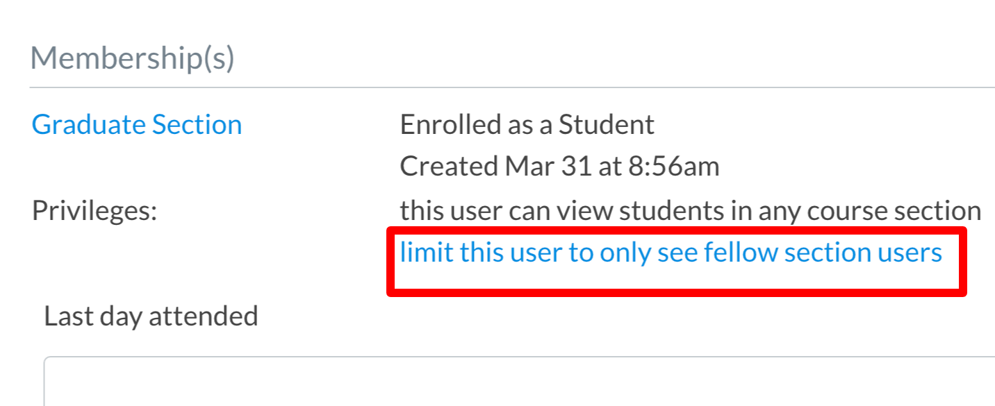 Limit User ability