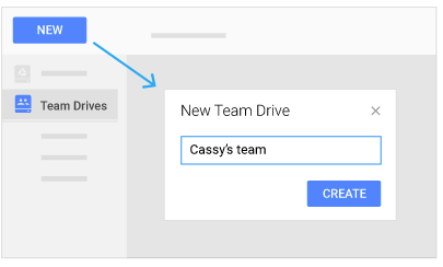 create a team drive