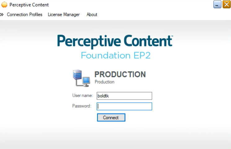 PerceptiveContentLoginScreen PerceptiveContentLoginScreen
