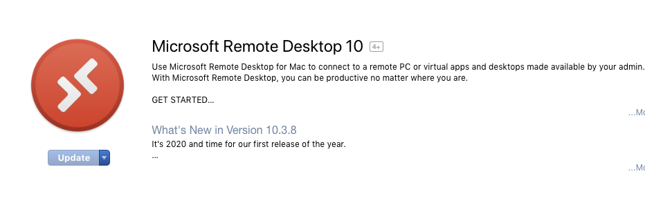 Getting Microsoft Remote Desktop for OS X