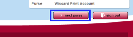 Wiscard Printing Purse