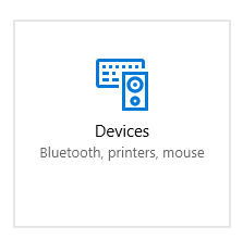 Devices in Windows Settings