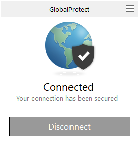 VPN client user interface