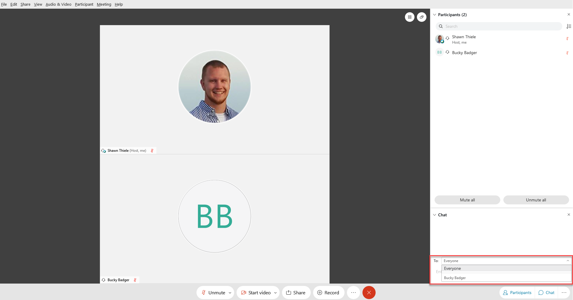 Webex Chat Opened Webex Chat Opened