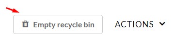 Empty Recycle Bin message.