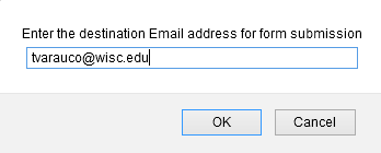 Carefully Enter Destination Email Address
