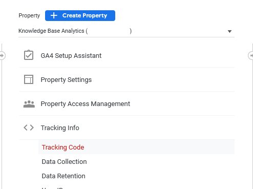Accessing tracking snippet for Universal Analytics