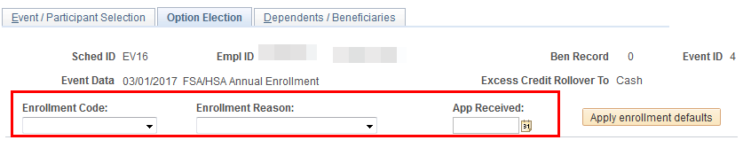 9.2 Enroll Code Reason 9.2 Enroll Code Reason