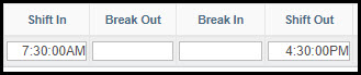 Shift In/Shift Out Shift In/Shift Out