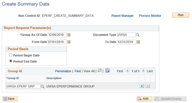 Create Summary Data Create Summary Data