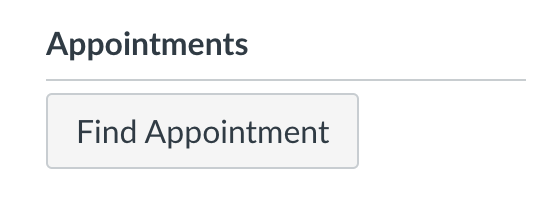 Find Appointment button.