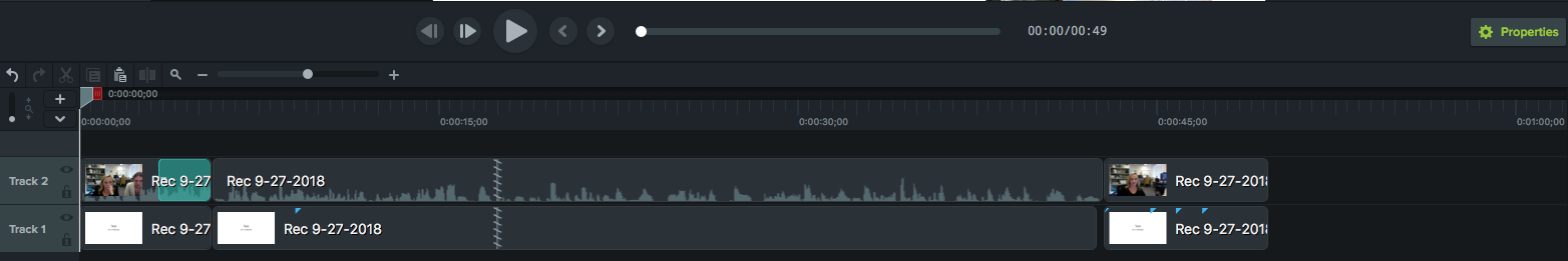Recording Timeline